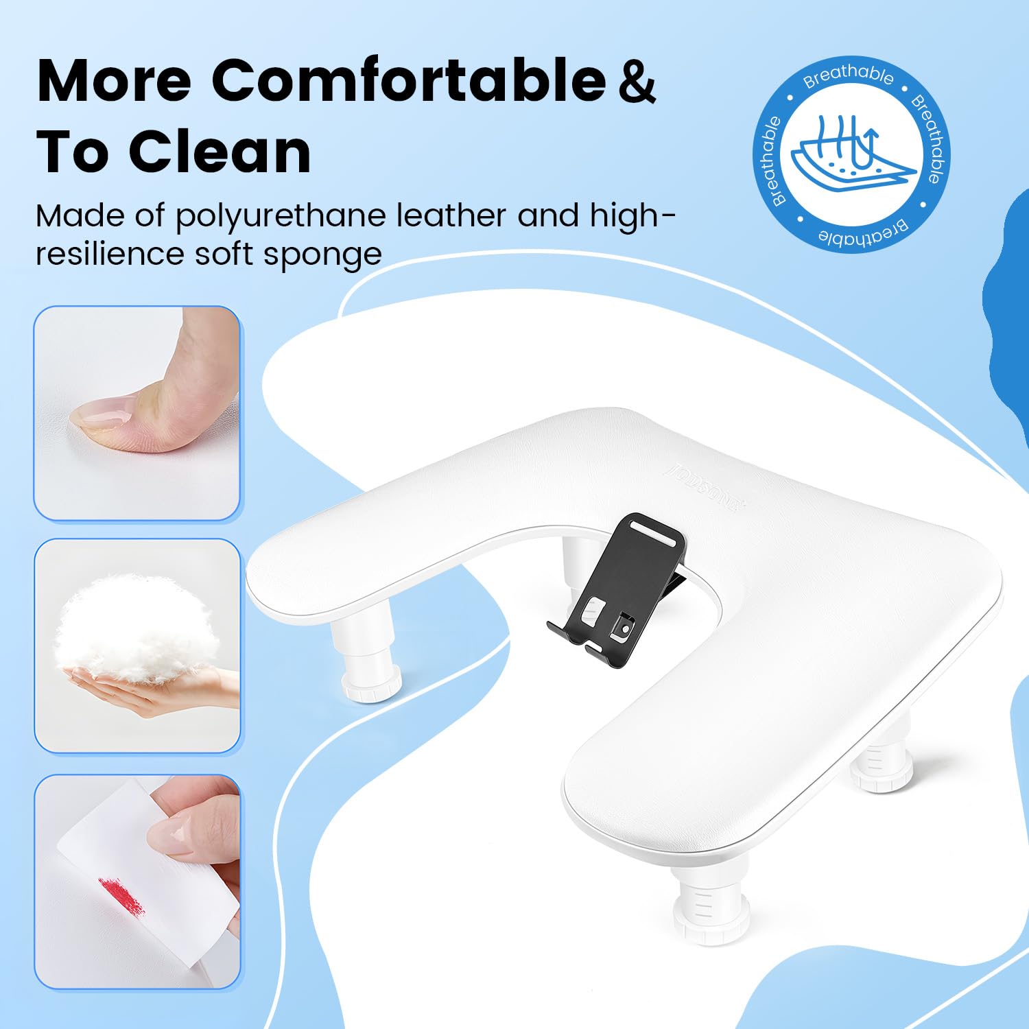 JODSONE: revestimiento PU suave, fácil de limpiar y mantener.