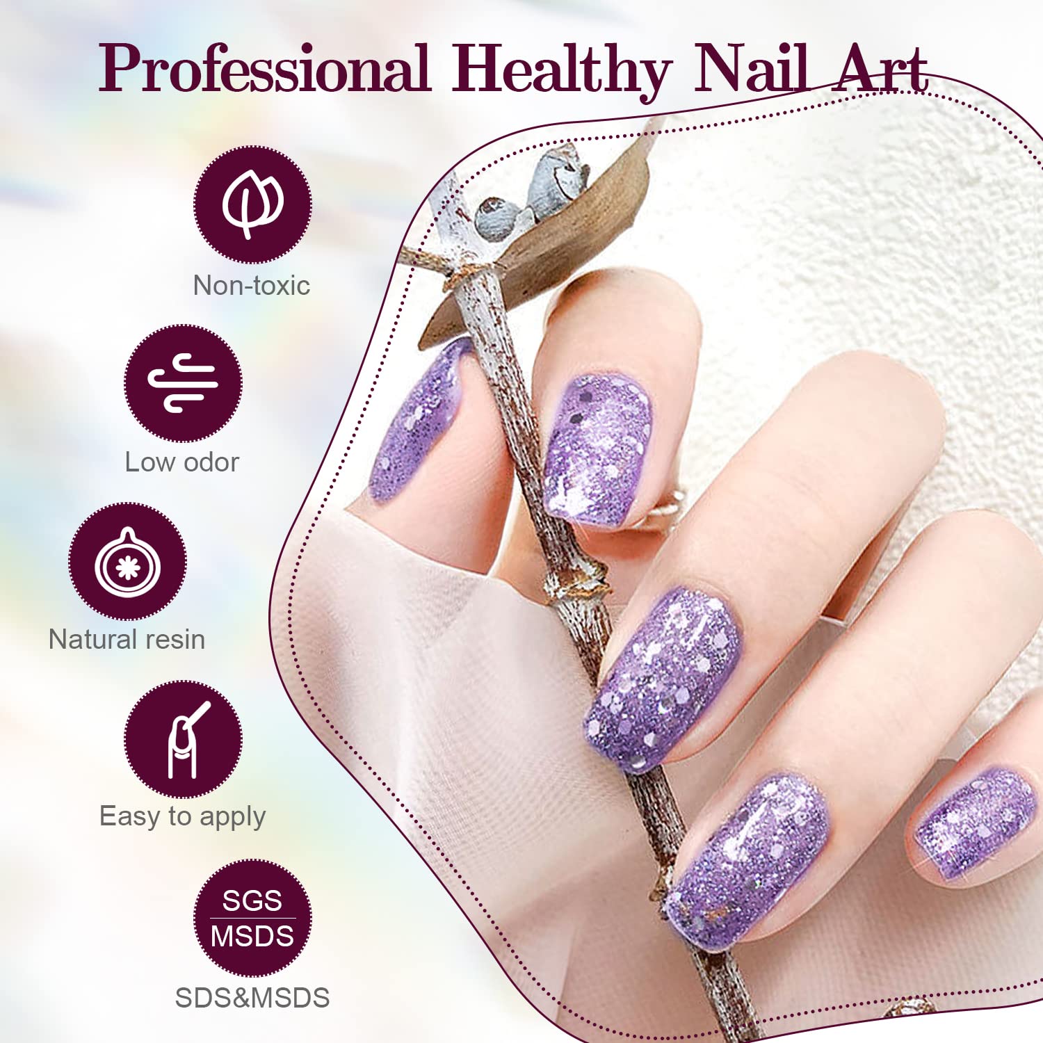 JODSONE uñas duraderas con gel de alta pigmentación