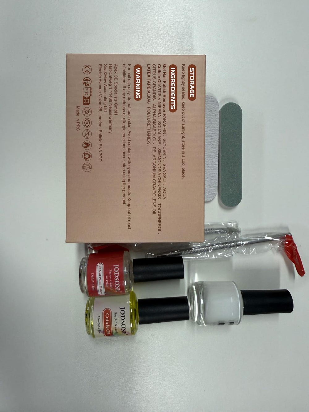 Aceite cutículas JODSONE 15 ml hidrata tras la remoción