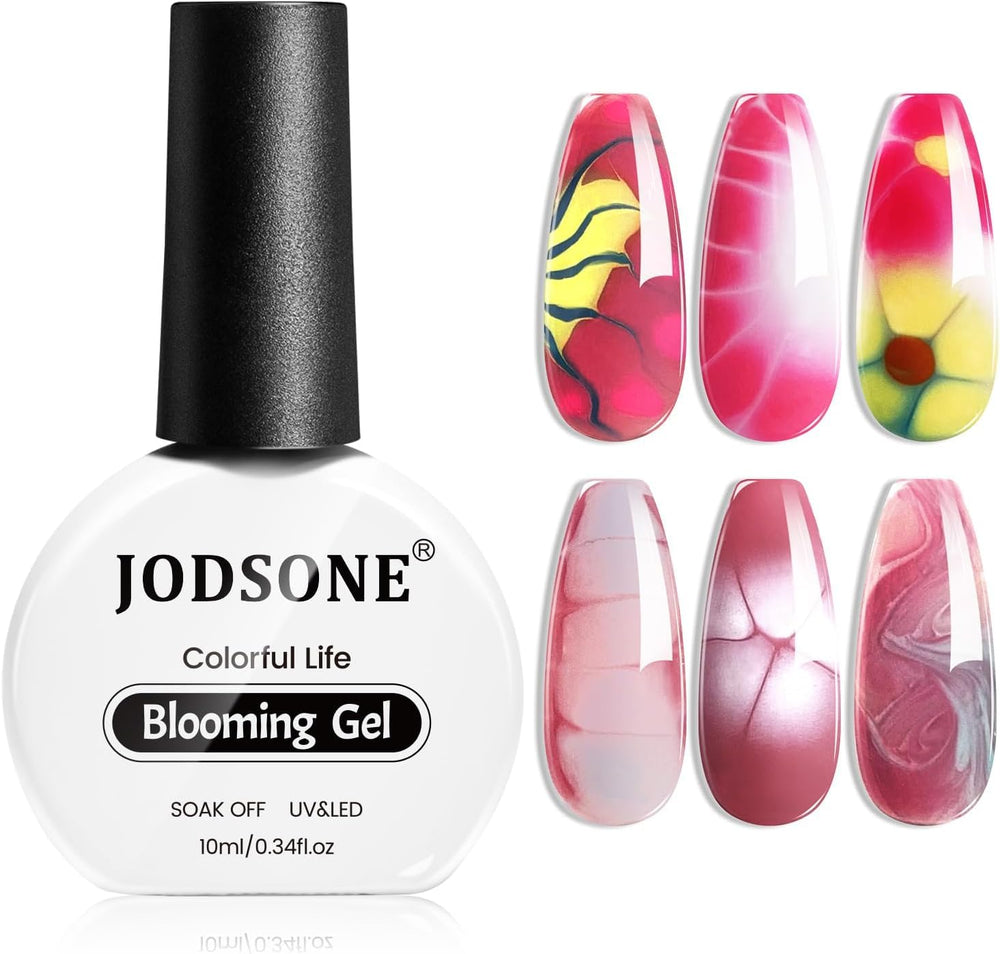 JODSONE Blooming Gel, botella para vertido, crea marmol suave en uñas.