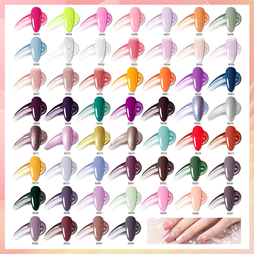 JODSONE coloris-gel-vernis-multiples, diversité idéale pour toutes occasions.