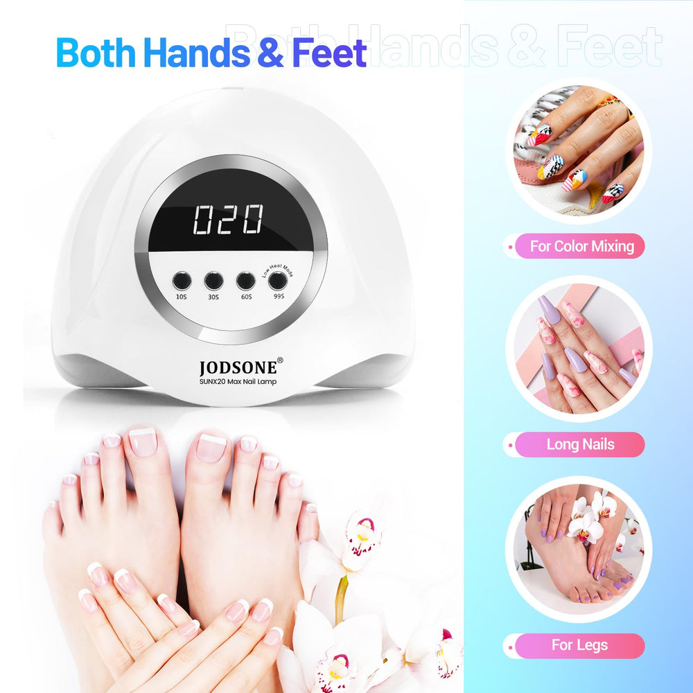 Lámpara UV/LED de JODSONE para geles de uñas y esculturas.