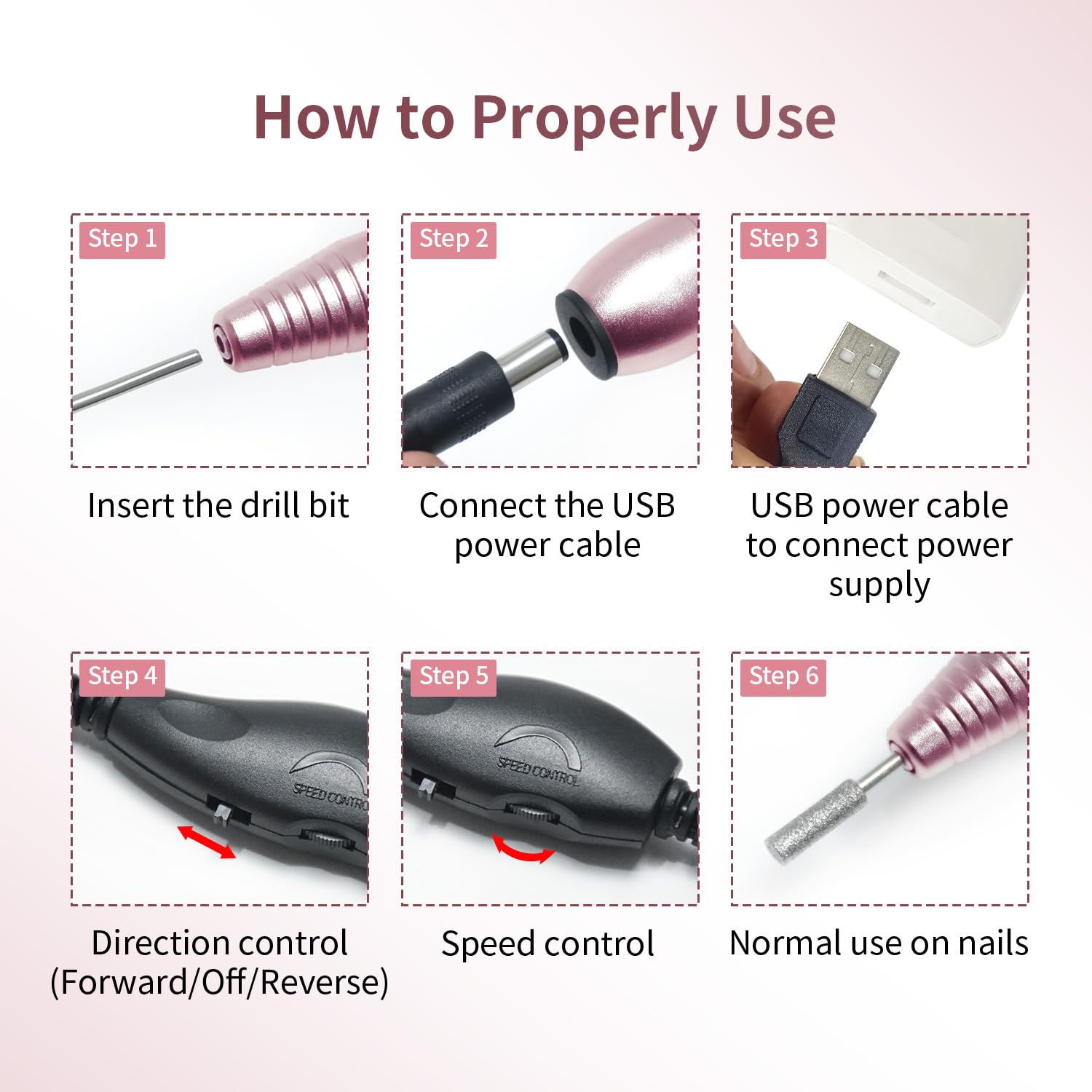 Lima JODSONE con conector USB para trabajar con ordenador.