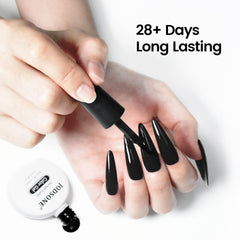 JODSONE esmalte gel negro 10ml curado bajo LED en 60 segundos