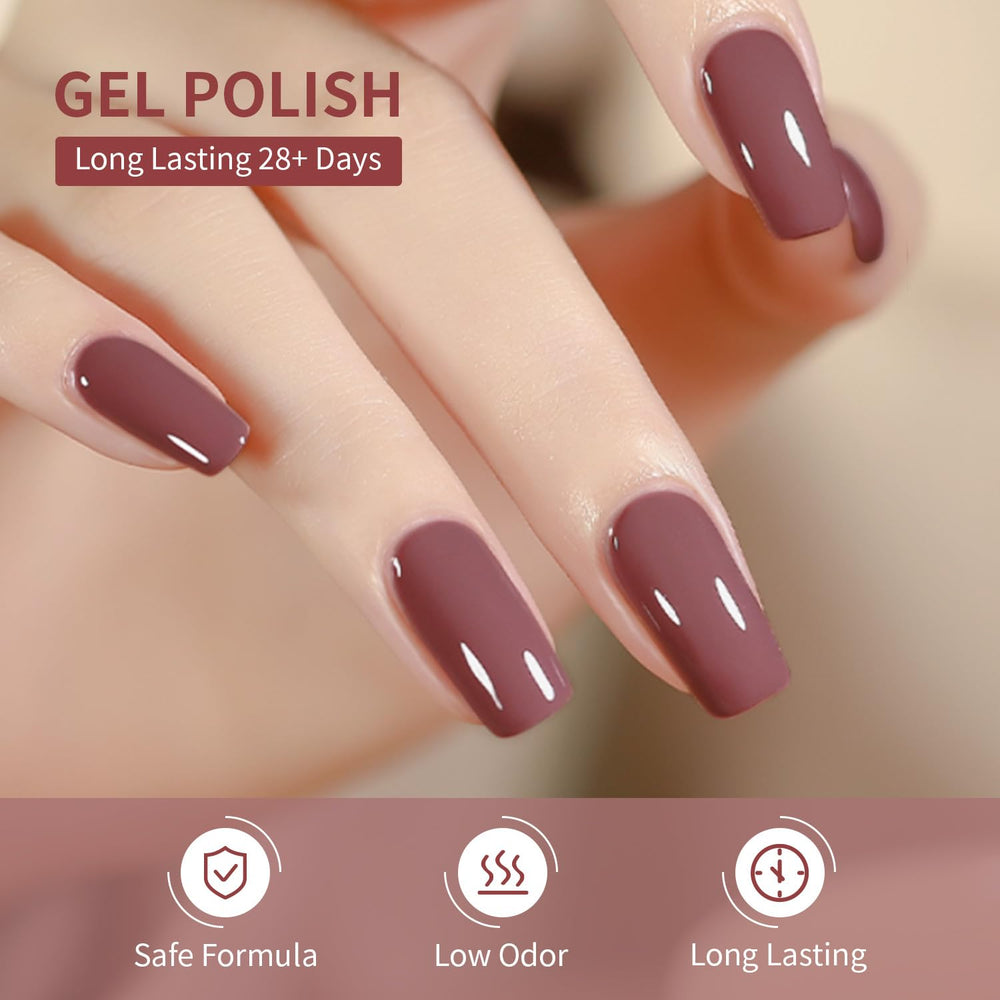 Paleta de colores JODSONE gel tono piel rosado, opción versátil para arte de uñas.