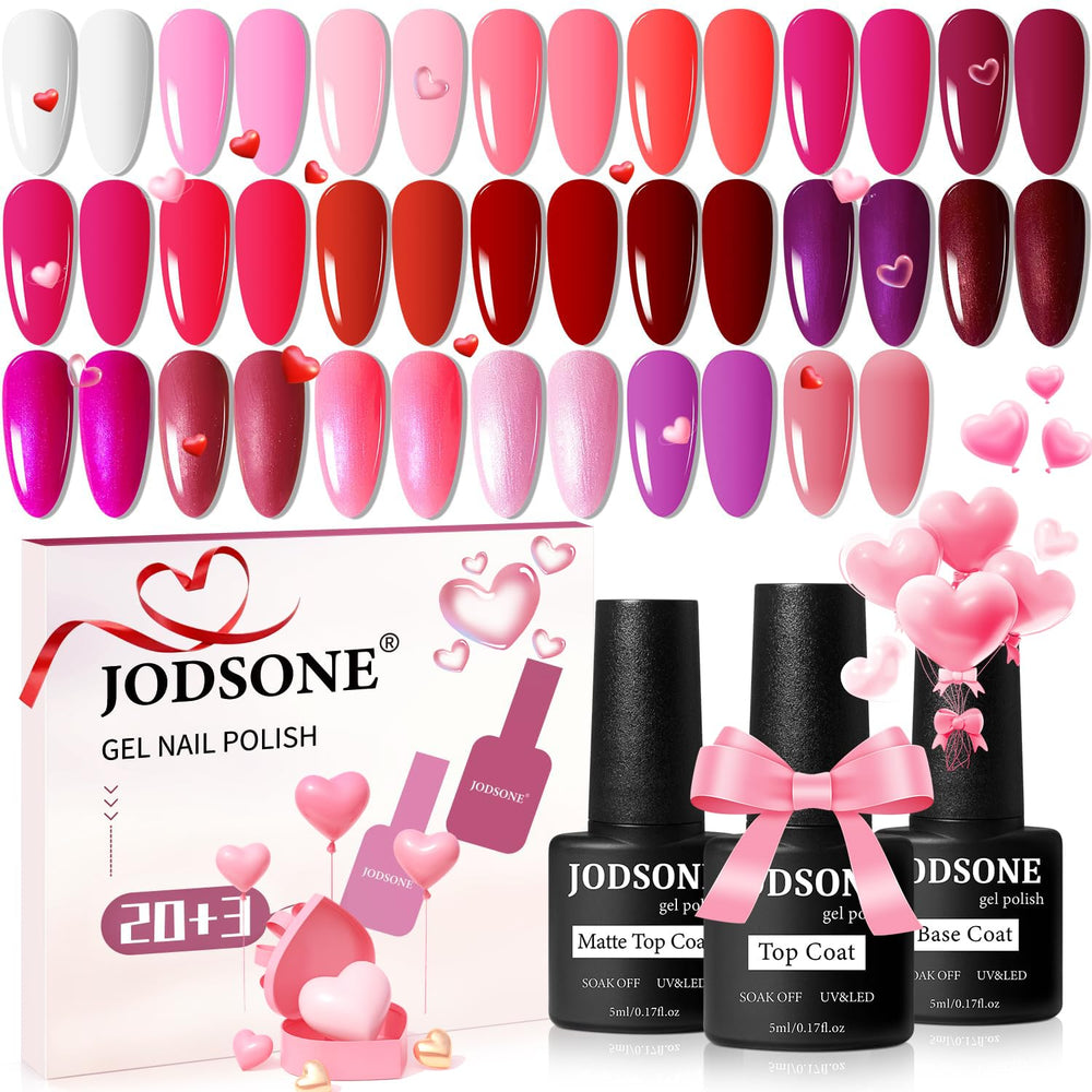 JODSONE glitter gel kit collection for stylish nails and at home DIY creativity