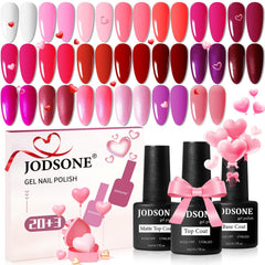 JODSONE glitter gel kit collection for stylish nails and at home DIY creativity