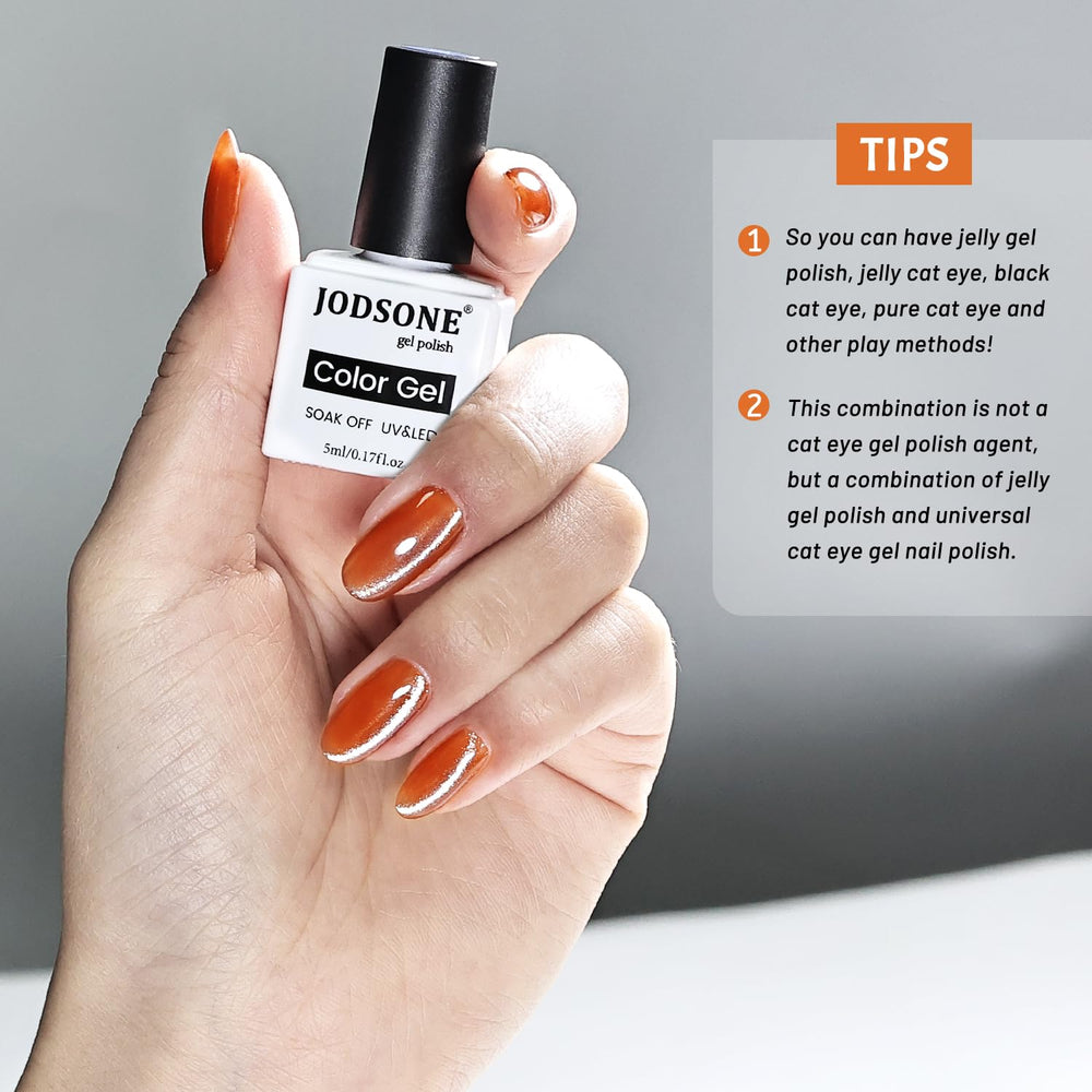 Ideas de diseño de uñas con el set JODSONE Candy Jelly Gel
