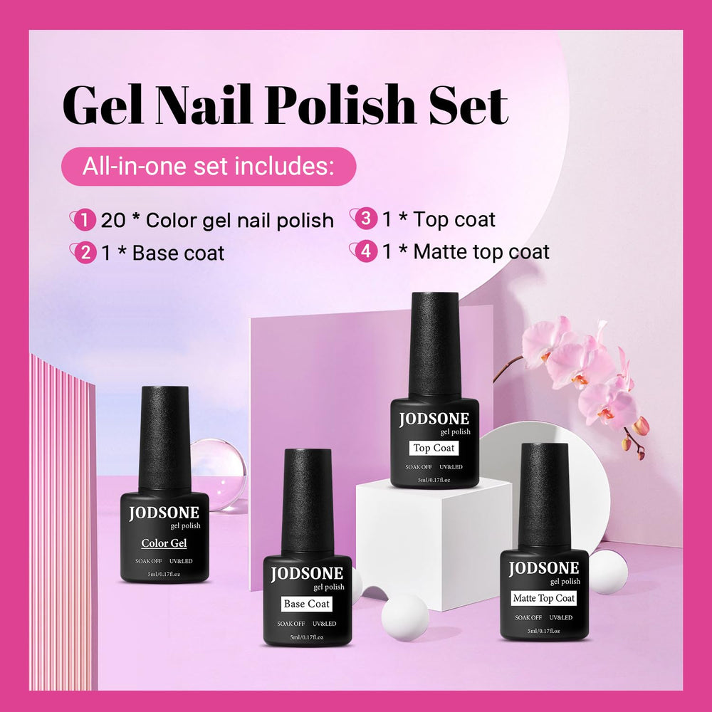 JODSONE matte top coat bottle for chic velvety finishes