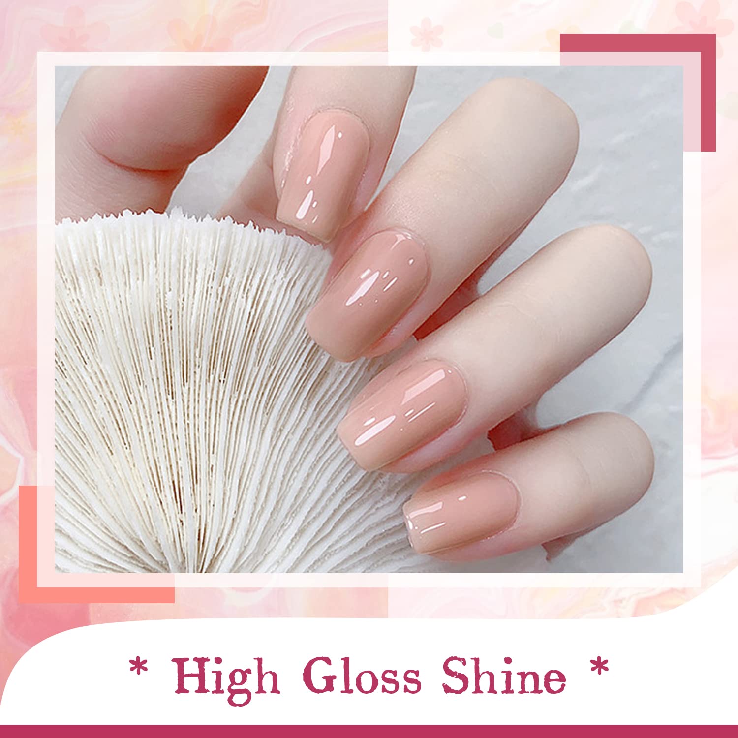 Jodstone outils-manicure inclus, précieux pour une manucure maison soignée.