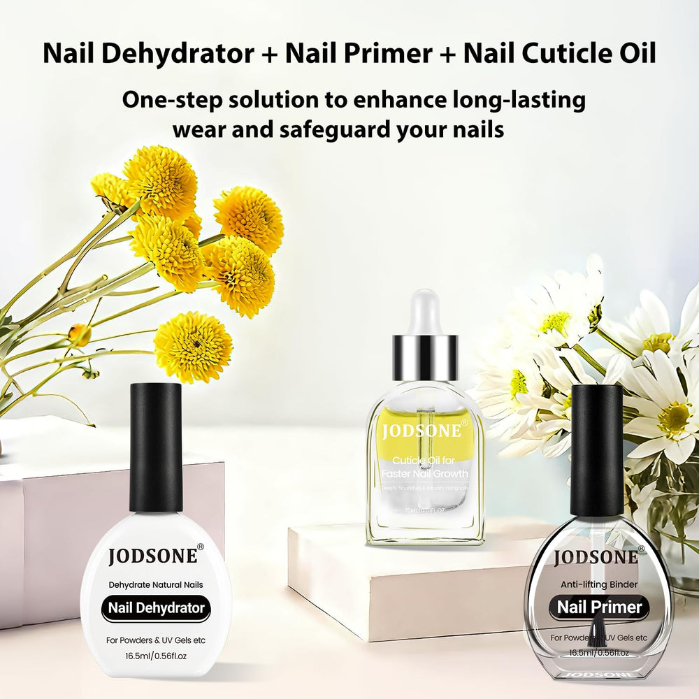 JODSONE primer de uñas 16.5ml facilita una base de adherencia duradera.