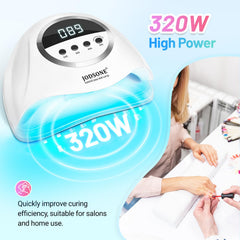 JODSONE con sensor automático y LCD para uso sencillo en uñas.
