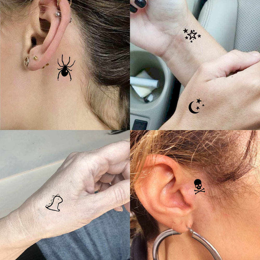JOEHAPY tatuajes temporales animales para niños y adultos, uso seguro.