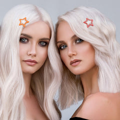 Joez Wonderful clip estrella multicolor combina con diez colores para looks versátiles.