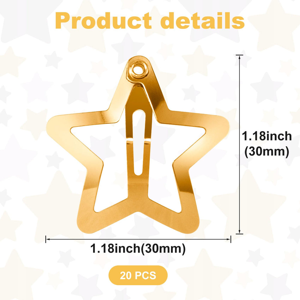 Ganchos de pelo metal dorado de Joez Wonderful para estilos variados