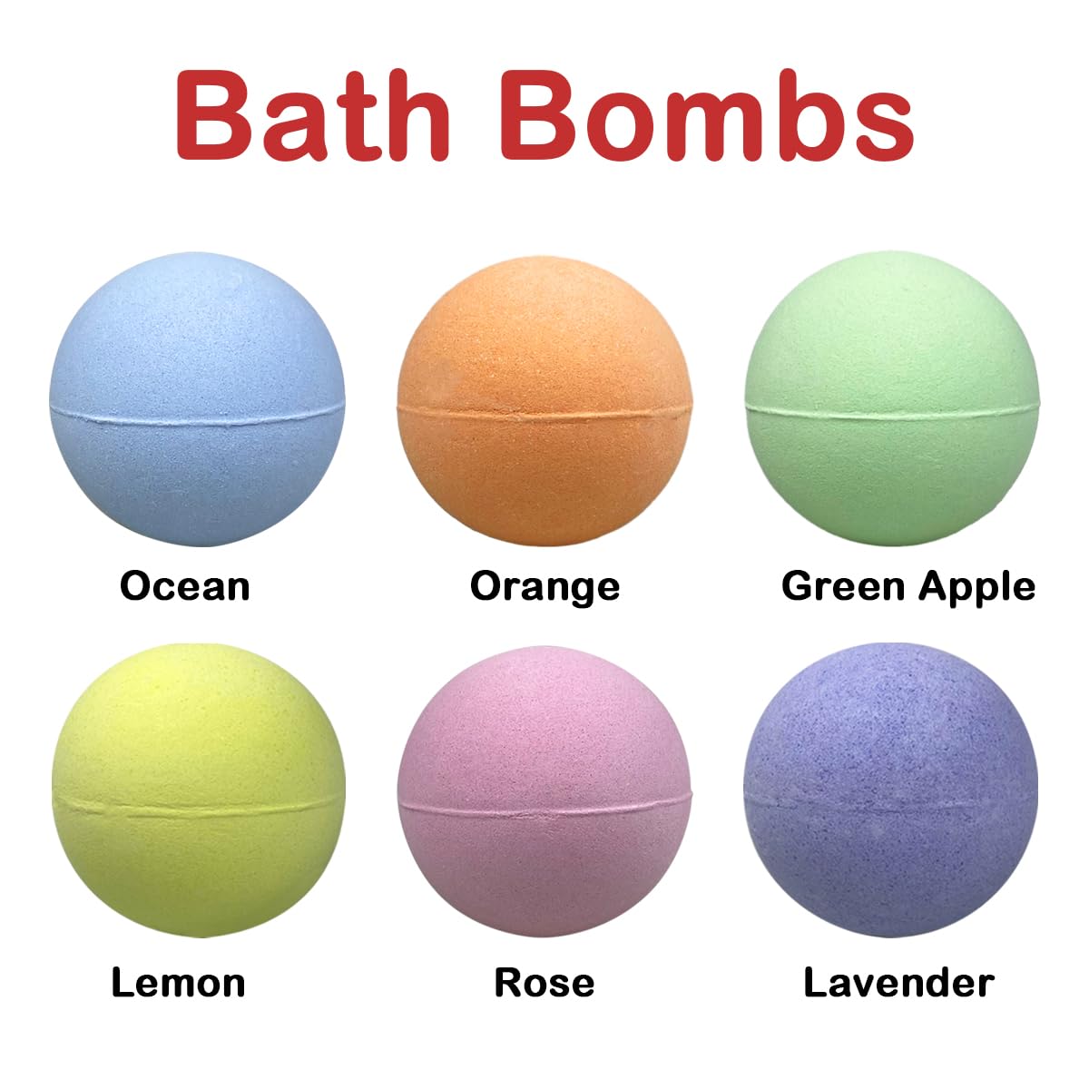 JoFAN bomba de baño colores brillantes para un baño divertido.