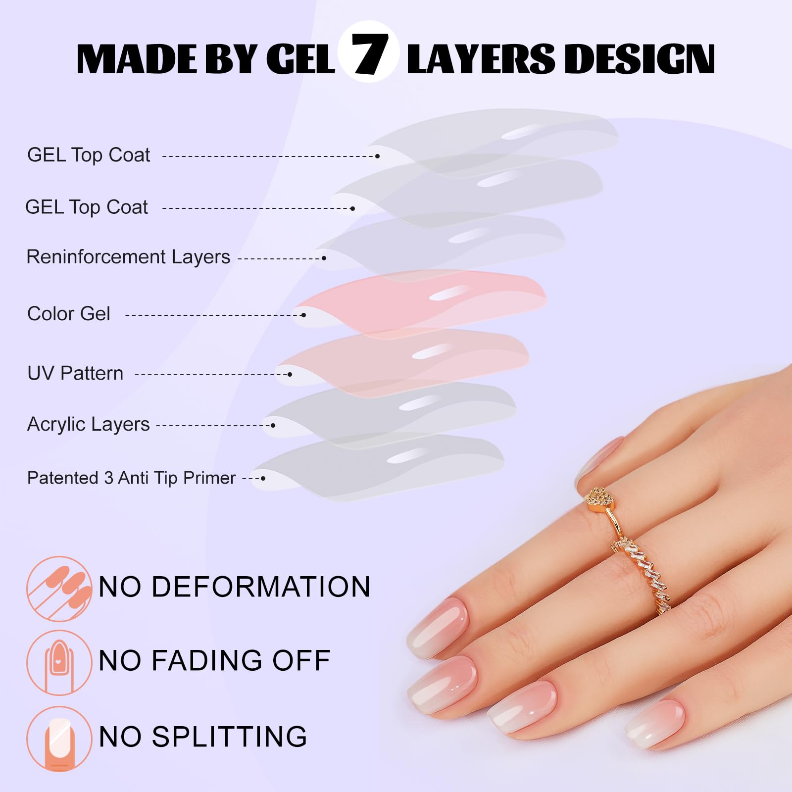 Lima de uñas y empujador de cutícula Jofay Fashion para preparar la superficie.