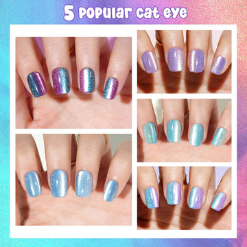 Uñas prensadas de Jofay Fashion en gel suave para aspecto natural y cómodo.
