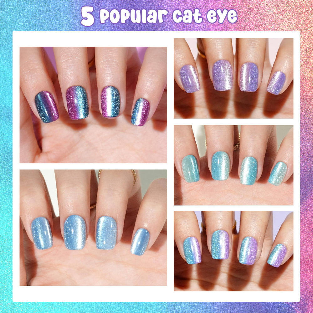 Uñas prensadas de Jofay Fashion en gel suave para aspecto natural y cómodo.