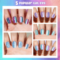 Uñas prensadas de Jofay Fashion en gel suave para aspecto natural y cómodo.
