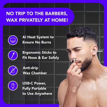 Kit compacto WaxxPod para casa y viaje con resultados discretos.