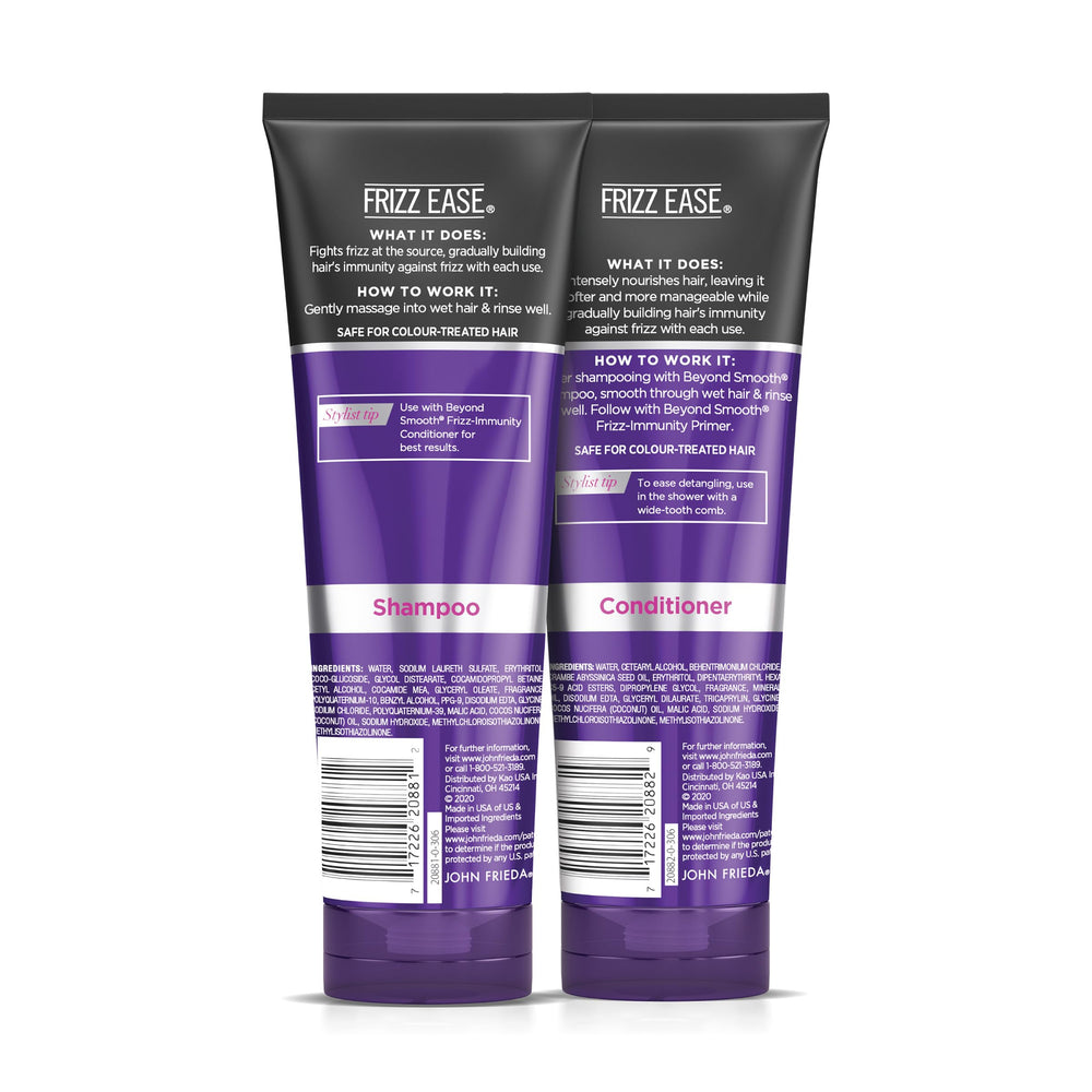 John Frieda Aceite de coco puro y complejo inmunidad anti-frizz