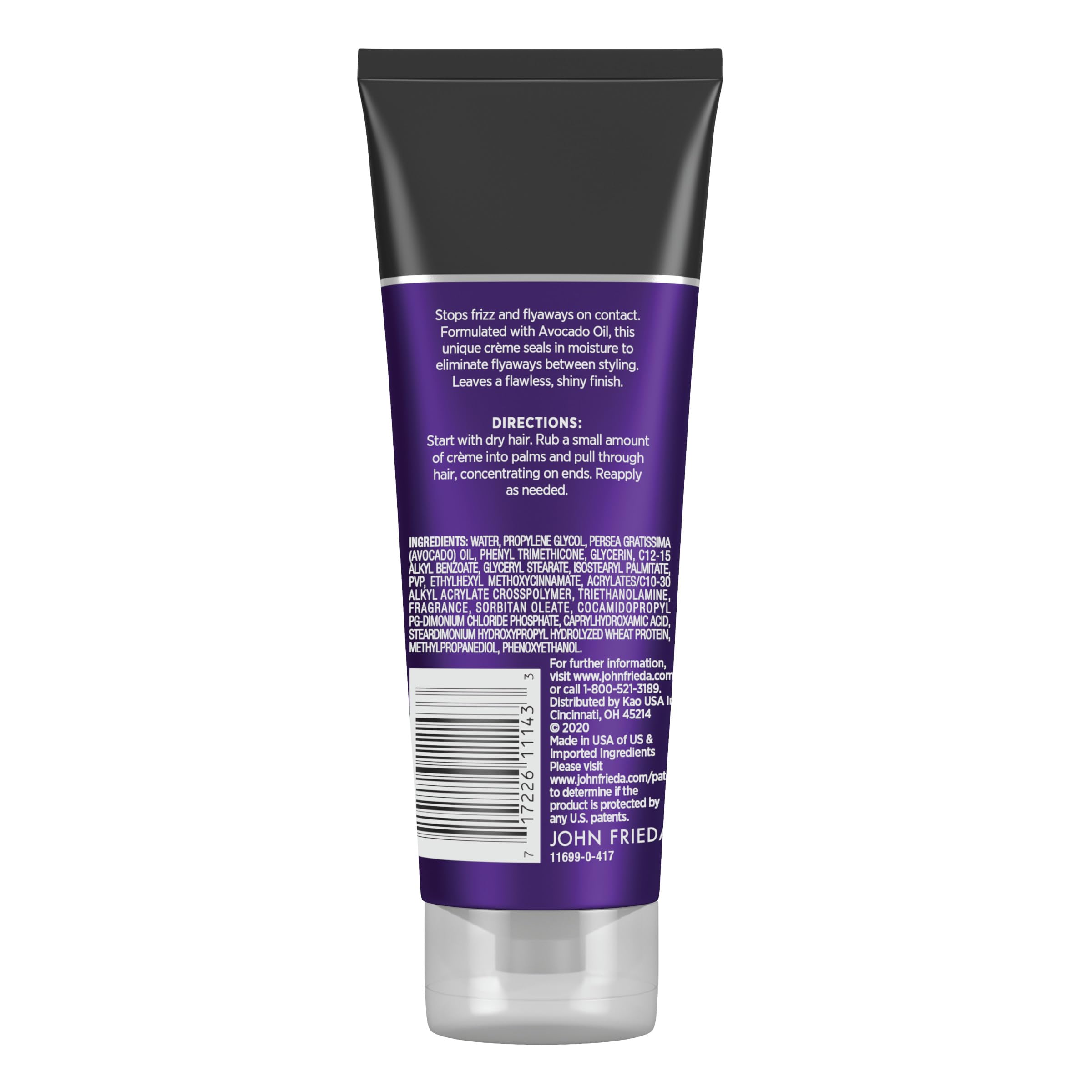 John Frieda crema de retoque, toque rápido para controlar frizz en cualquier momento.