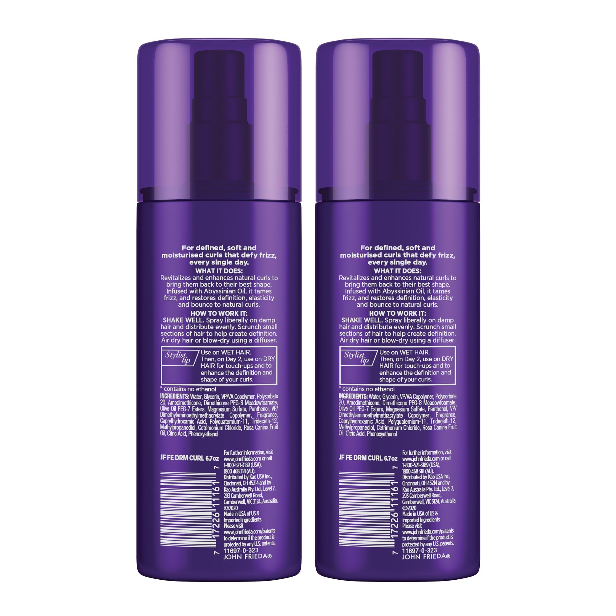 John Frieda Dream Curls: cuidado diario para rizos con movimiento.