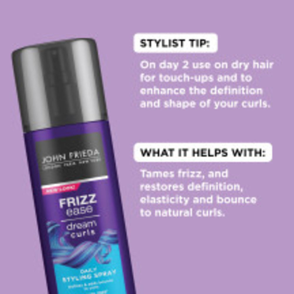 John Frieda Dream Curls: rizos definidos y brillantes con textura ligera.