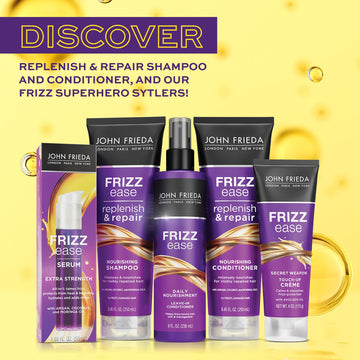 John Frieda Frizz Ease Replenish & Repair: cabello sin frizz con tecnología anti-damage.