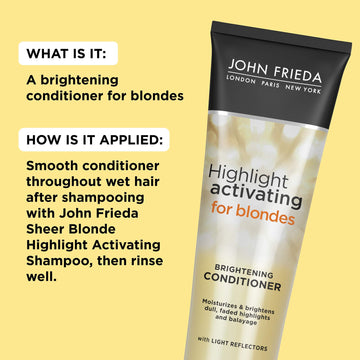 John Frieda Sheer Blonde cabello rubio más brillante tras el uso
