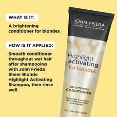 John Frieda Sheer Blonde cabello rubio más brillante tras el uso