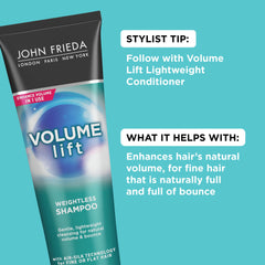 John Frieda Volume Lift: cabello teñido mantiene brillo y vitalidad