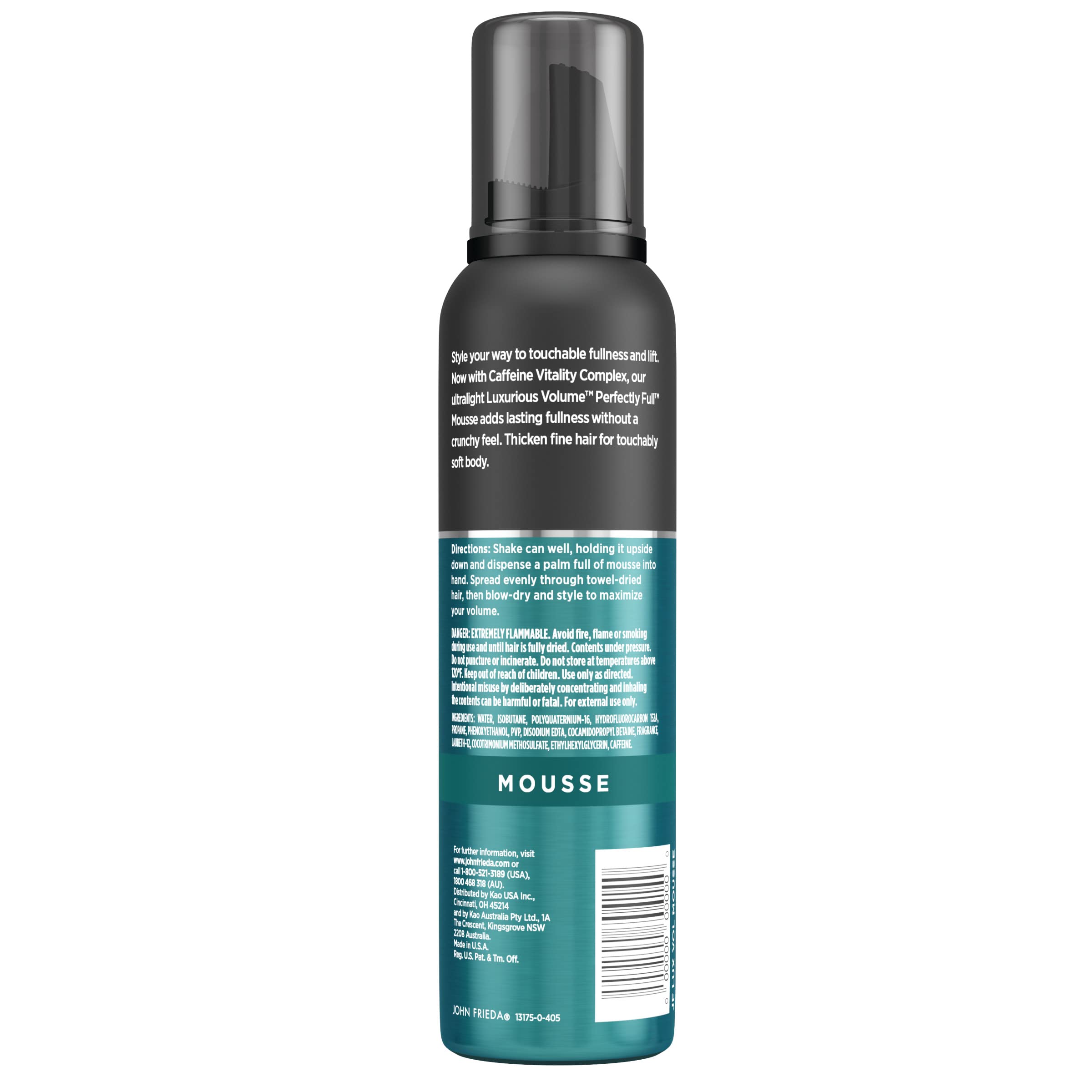 John Frieda Volume Lift deja cabello suave, con movimiento natural y tacto ligero.