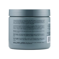 JOHNNY B. Control gel sin alcohol, enfoque de aplicación para peinados con volumen.