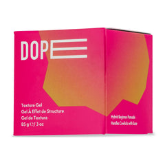 JOHNNY B. Dope Texture Gel, aplicación suave para peinados sin crujido.