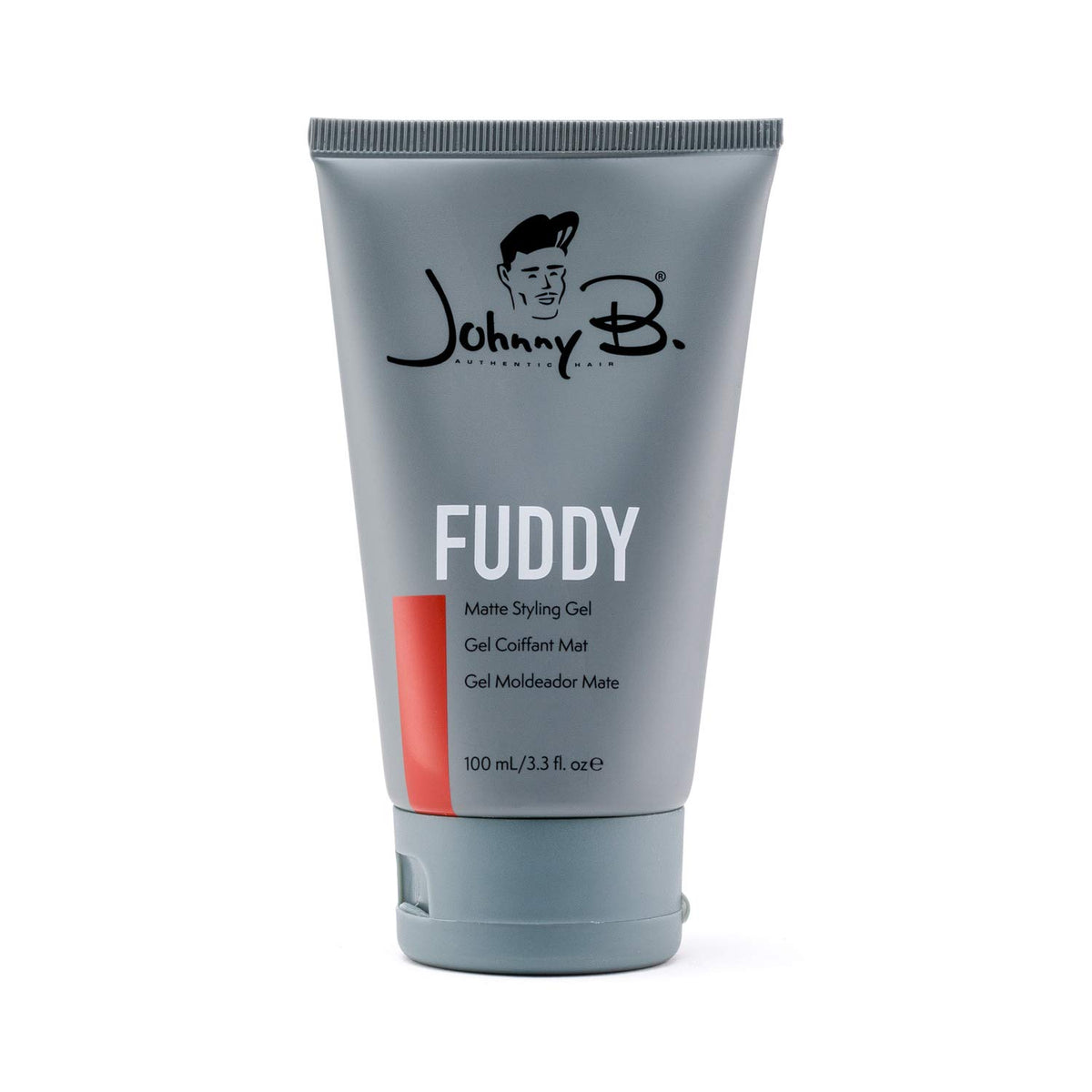 JOHNNY B. Fuddy gel mate: empaque compacto para cuidados capilares diarios