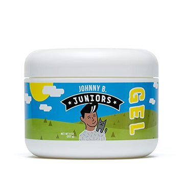 JOHNNY B. Juniors Gel en frasco de 8 oz para agarre medio y peinados duraderos