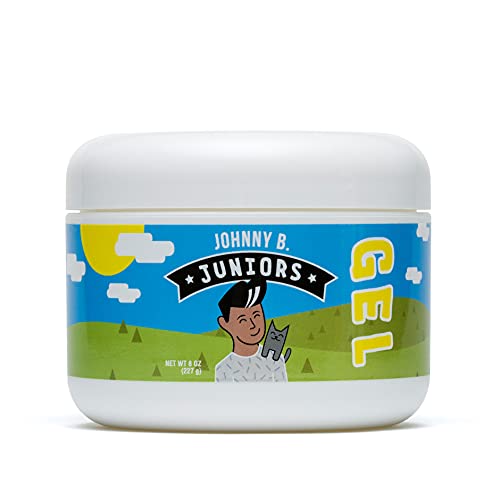 JOHNNY B. Juniors Gel en frasco de 8 oz para agarre medio y peinados duraderos