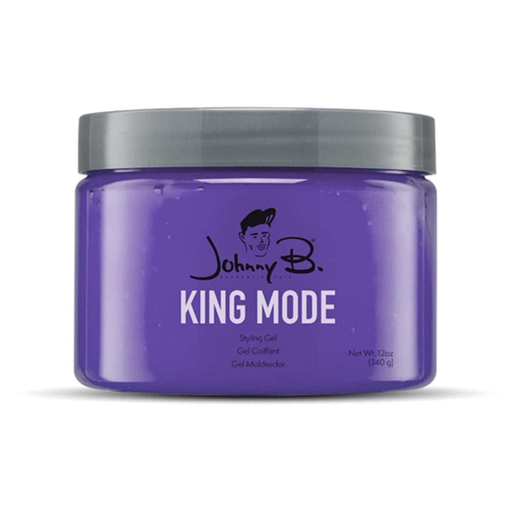 Frasco de JOHNNY B. King Mode de 12 onzas con volumen visible.