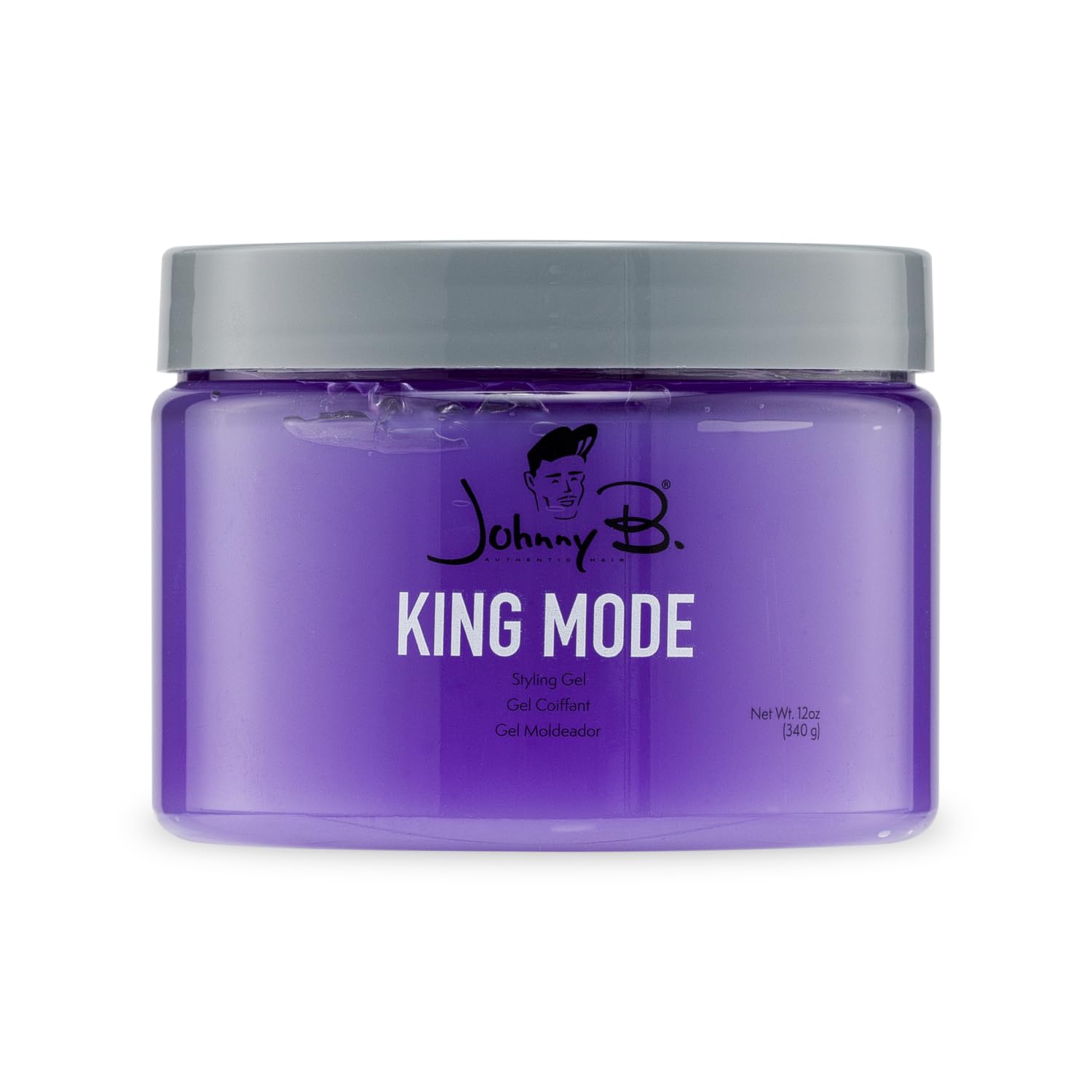 JOHNNY B. King Mode gel para cabello: aplicación para peinado definido.