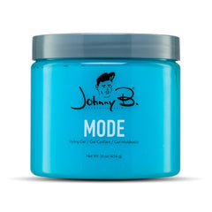 JOHNNY B. Mode gel profesional en bote de 16 onzas con control duradero para peinados