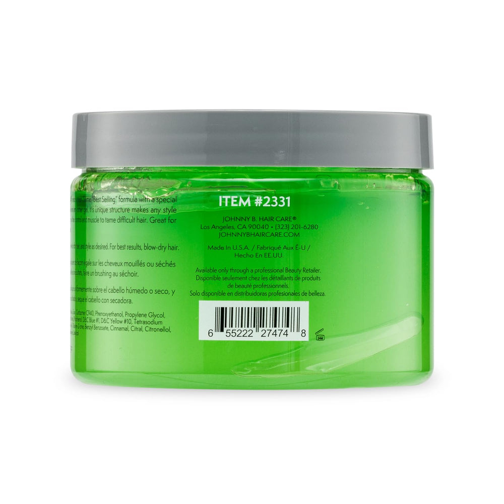JOHNNY B. Mode Lucky Boy, gel de color verde iluminante que cambia al frotar.
