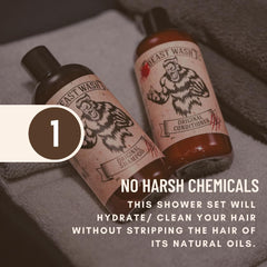 Johnny Slicks Body Wash, aceites orgánicos vitamina E y coco