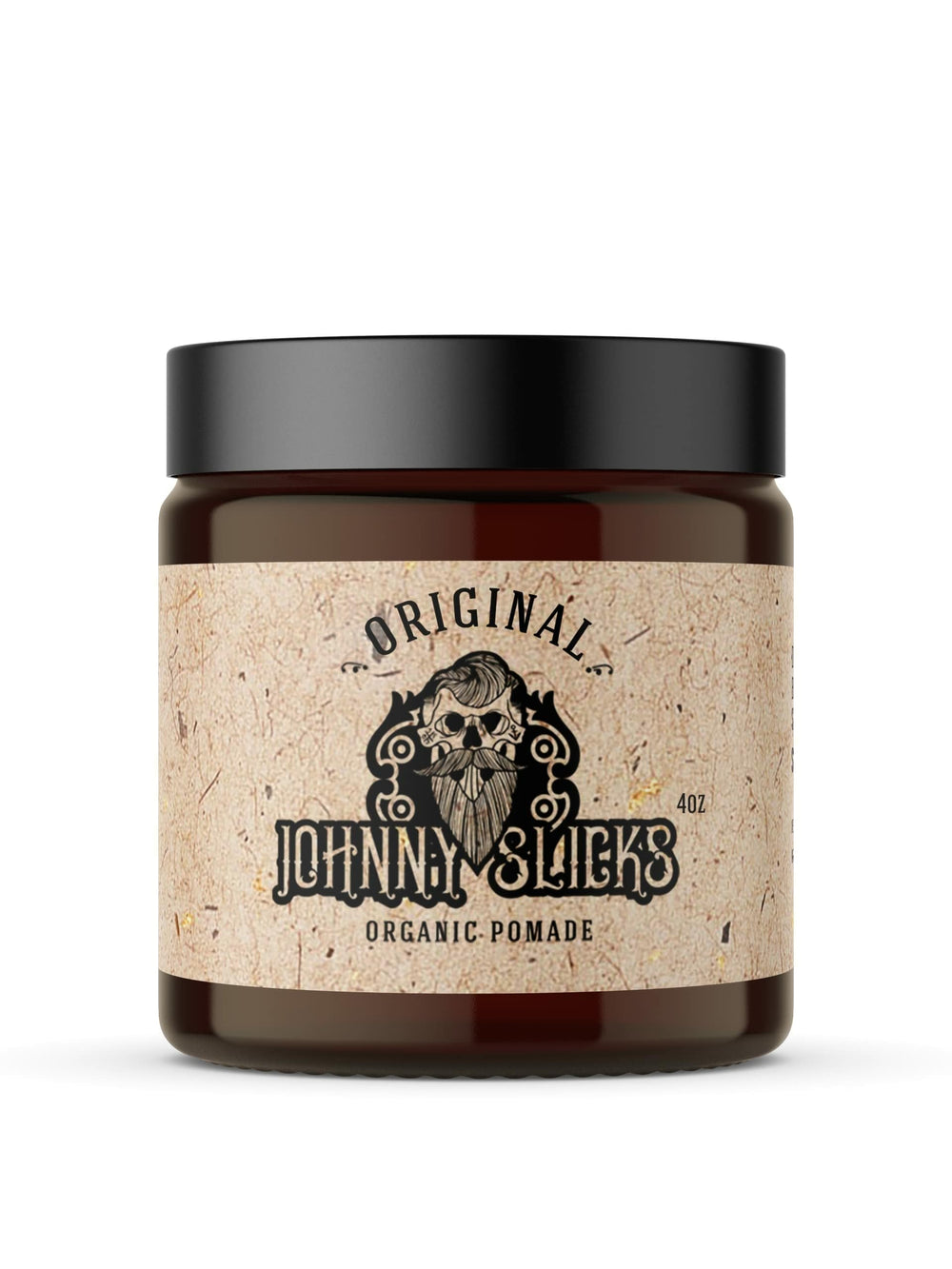 Johnny Slicks pomada aceite original envase para un peinado con control suave.