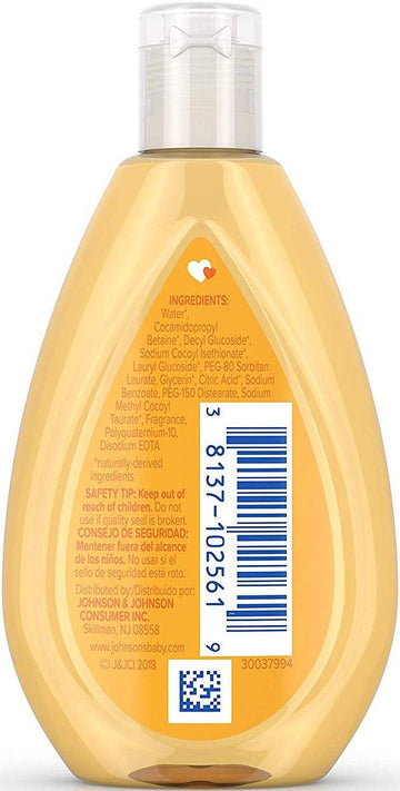 Champú Johnson's Baby, pack de 6, fórmula hipoalergénica para uso diario.