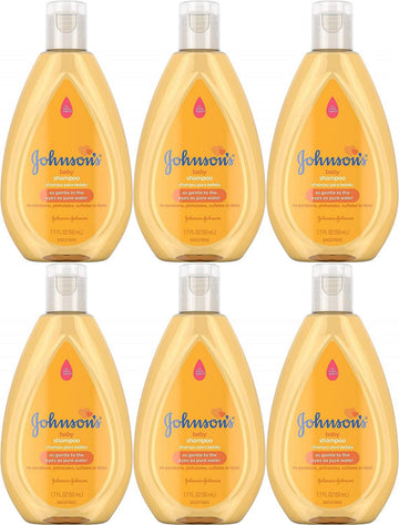 Champú Johnson's Baby, botellas de viaje, limpia suavemente el cabello del bebé.