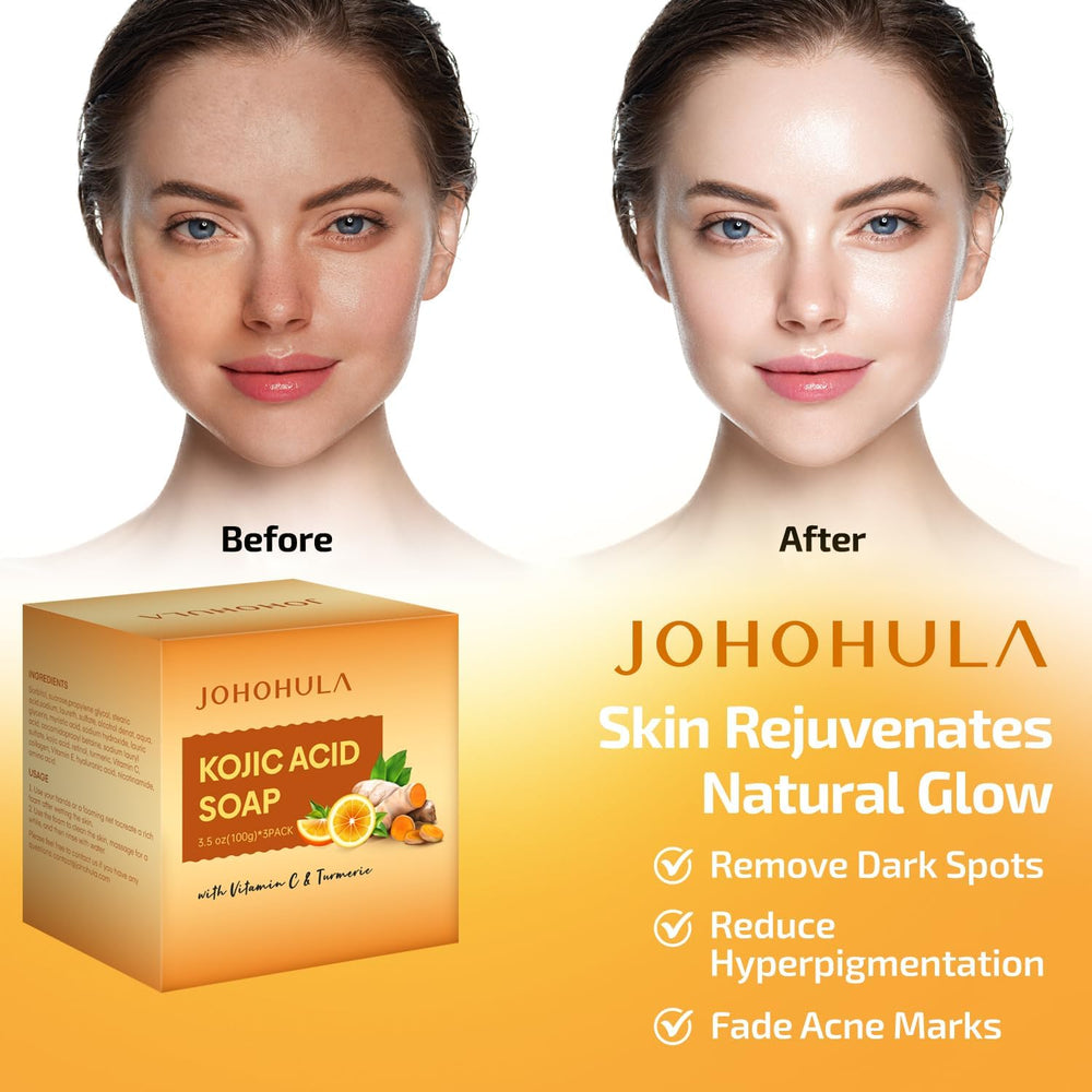 Johohula barra con Curcuma ayuda a mantener hidratación y brillo natural.