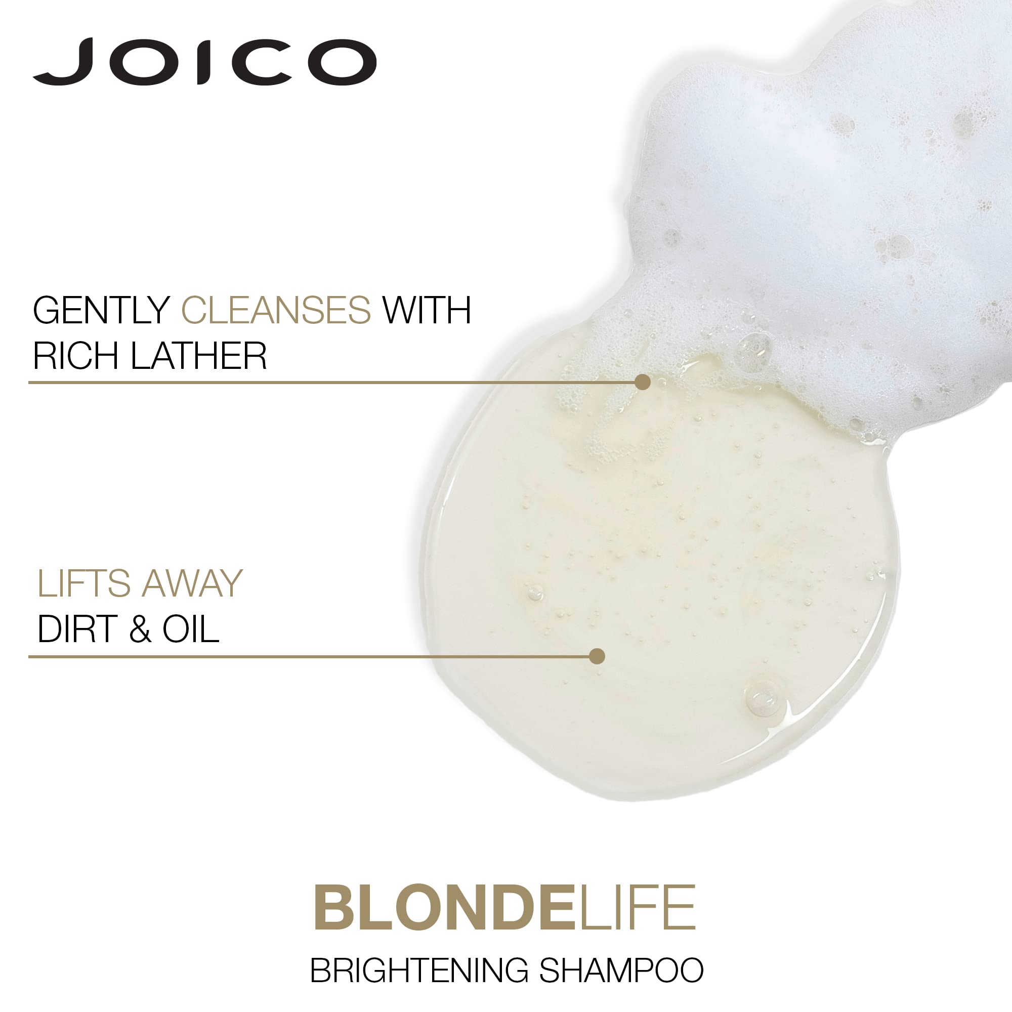 Cabello rubio más brillante con Joico Blonde Life tras cada lavado