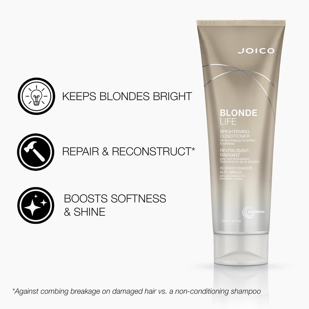 Champú Joico Blonde Life en bote de 10.1 onzas para limpieza suave
